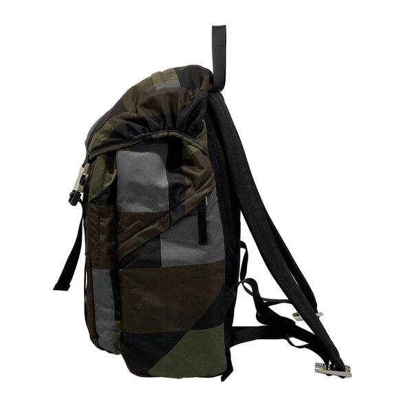 Prada Backpack 2VZ062 Dark Green Black Multi main image 12